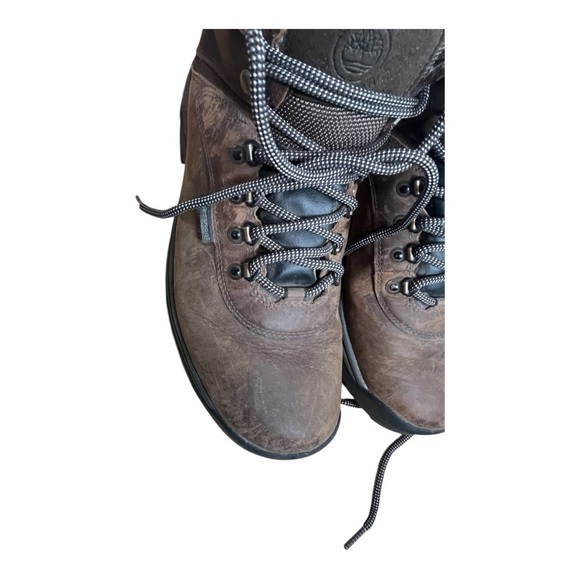 Timberland Men's Waterproof Brown 10 1/2 Hiking Boot Excellent Condition 6" High - Picture 8 of 10